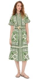 Cara Cara Malena Dress Hudson Scarf Mint 4 at Shopbop