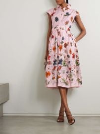Cara Cara Octavia Floral Cap Sleeve Dress at Net a Porter