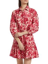 Cara Cara Robin Floral Cotton Mini Shirtdress at Saks Fifth Avenue