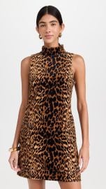 Cara Cara Tay Animal Print Cotton Mini Dress at Shopbop