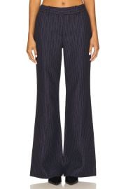 Cara Cara Tristan Pant In Navy Chalk Stripe at Revolve