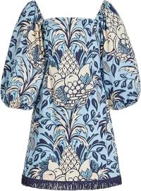 Cara Cara Women39s Montauk Dress Blue Fruit Basket XS at Womens Clothing store at Amazon