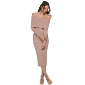 Cara Santana Off The Shoulder Sweater Dress at Kohls