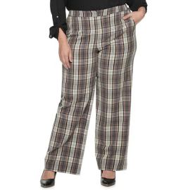 Cara Santana Plaid High Rise Bootcut Pants by Apt. 9 at Kohls