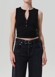 Caralyn Tank in Black Citizens of Humanity at Citizens of Humanity