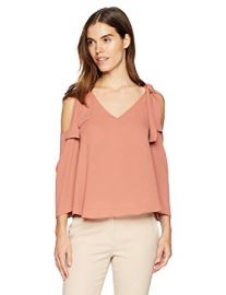 Caralyne Cold Shoulder Top by BCBGMAXAZRIA at Amazon