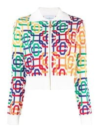 Cardigans Casablanca - Monogram zip-up cardigan - WS23KW33701 thebscom at Thebs