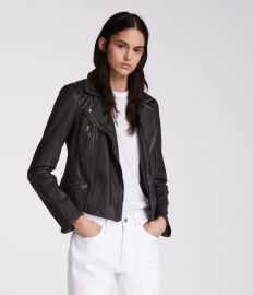 Cargo Leather biker Jacket at All Saints