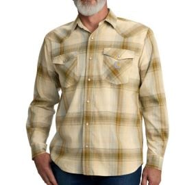 Carhartt 106756 - Montana Rugged Flextrade Relaxed Fit Lightweight Long-Sleeve Snap-Front Plaid Shirt Dungarees at Dungarees