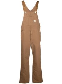 Carhartt Brown Bib Overalls at Farfetch