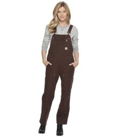 Carhartt Crawford Double Front Bib Overalls com at Zappos