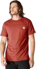 Carhartt Men's Force Relaxed Fit Midweight Short-Sleeve Pocket T-Shirt at Amazon