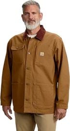 Carhartt Men's Iconic C01 Rugged Flex® Duck Chore Coat at Amazon