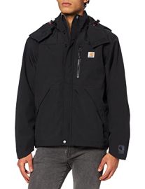 Carhartt Menaposs Shoreline Jacket Waterproof Breathable Nylon Black Large for sale online eBay at eBay