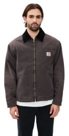 Carhartt WIP OG Detroit Jacket Tobacco/Black (Stone Canvas) XXL at Shopbop
