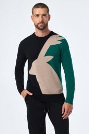 Caribou Crewneck Sweater Mr Turk at Trina Turk