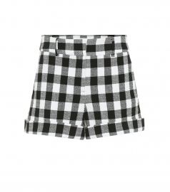 Carito checked cotton shorts at Mytheresa