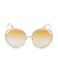 Carlina Chain 58MM Round Sunglasses at Saks Off 5th