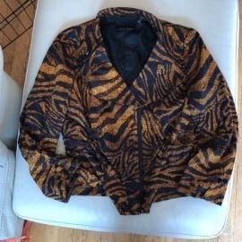 Carlisle Jackets amp Coats Carlisle Tiger Print Moto Jacket Poshmark at Poshmark