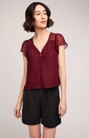 Carlotta Top in Merlot at eBay