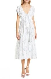 Carlton Floral Ruffle Cotton Dress at Nordstrom