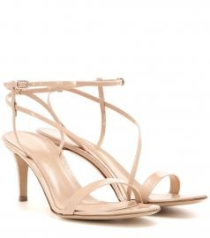 Carlyle Mid patent leather sandals by Gianvito Rossi at Mytheresa