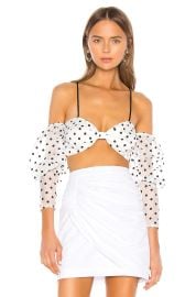 Carmila Coelho Sidney Crop Top at Revolve