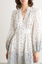 Carnaby floral-print linen mini dress at Net a Porter