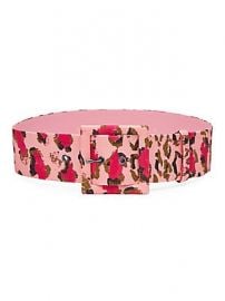 Carolina Herrera - Leopard Square Buckle Belt at Saks Fifth Avenue