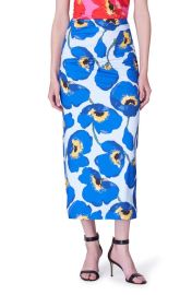 Carolina Herrera Floral Print Ruched Skirt at Nordstrom