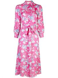 Carolina Herrera Floral Print Shirt Dress - Farfetch at Farfetch