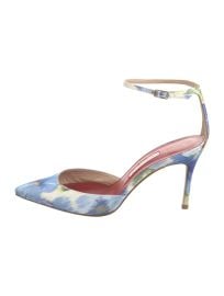 Carolina Herrera Floral Pumps at The Real Real