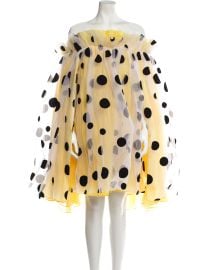 Carolina Herrera Polka Dot Print Mini Dress at The Real Real