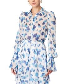 Carolina Herrera Puff Sleeve Shirt Shop Premium Outlets at Shop Simon