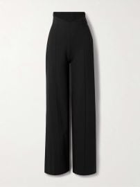 Carolina Herrera Rosette Detailed Silk Top and V Waistband Pants at Net a Porter