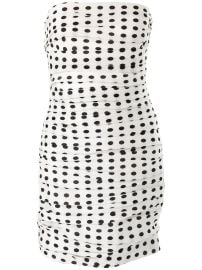 Carolina Herrera Ruched Silk Mini Dress at Farfetch