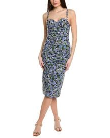 Carolina Herrera Spaghetti Strap Sweetheart Midi Dress at Bluefly