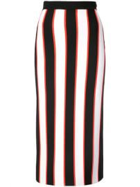 Carolina Herrera Striped Pencil Skirt at Farfetch