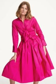 Carolina Herrera Taffeta Shirt Dress at Carolina Herrera