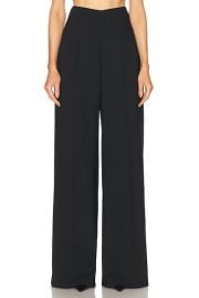 Carolina Herrera Wide Leg Pant in Black FWRD at FWRD