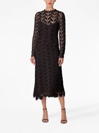 Carolina Herrera crochet-knit crew-neck Dress - at Farfetch