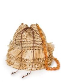 Carolina Santo Domingo Fringed Bucket Bag - Farfetch at Farfetch