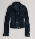 Elena's denim jacket at American Eagle