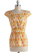 Carries fruit print top at Modcloth at Modcloth