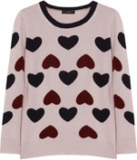 Carrie's heart sweater at Net a Porter at Net A Porter