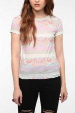 Carrie's horse print shirt at Urban Outfitters