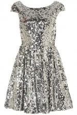 Carrie's silver dress from Topshop at Topshop