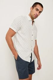 Carson Shirt in Small Batik White at Rails