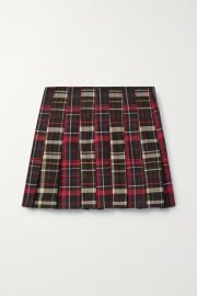 Carter Plaid Skirt by Alice + Olivia at Net A Porter