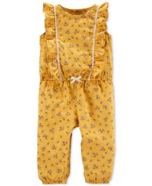 Carter s Baby Girls Floral-Print Jumpsuit   Reviews - All Baby - Kids - Macy s at Macys